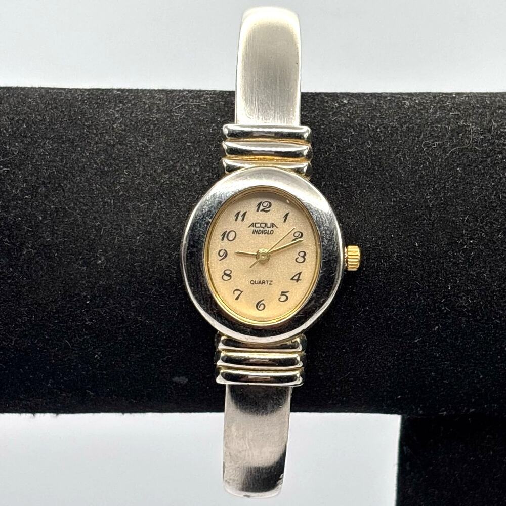 Vintage Silver Acqua Cuff Watch